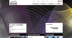 Desktop Screenshot of lightandsound.ch